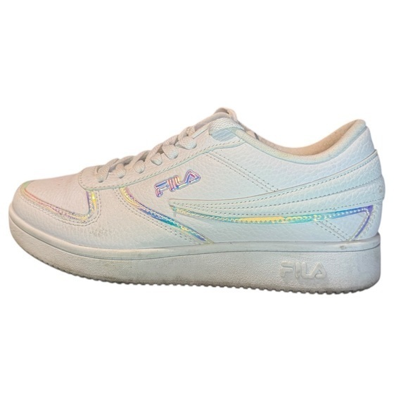 Fila Shoes - Fila Arcade F White Sneaker Shoes with Iridescent Details Women's